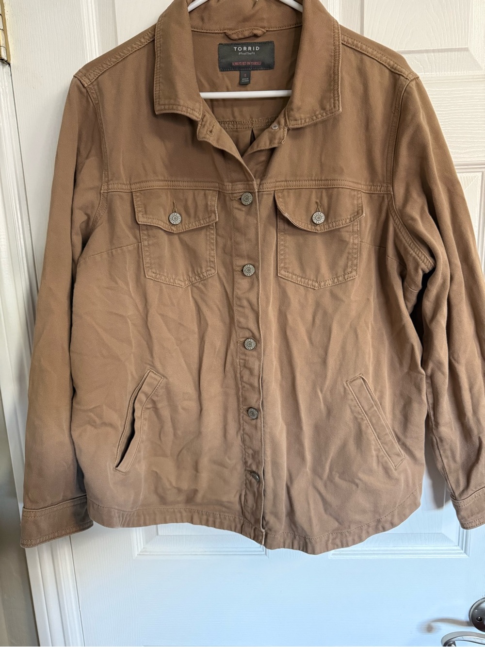 Torrid size 1 Utility Jacket - Brown